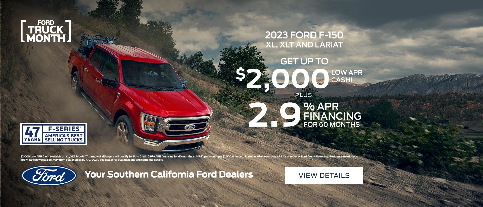 2023 Ford F-150 Purchase Offer | Southern California Ford Dealers